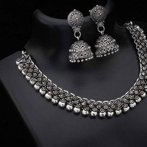 Clearance silver jewelry sets Top Sellers Copper Party Wear Silver Jewellery