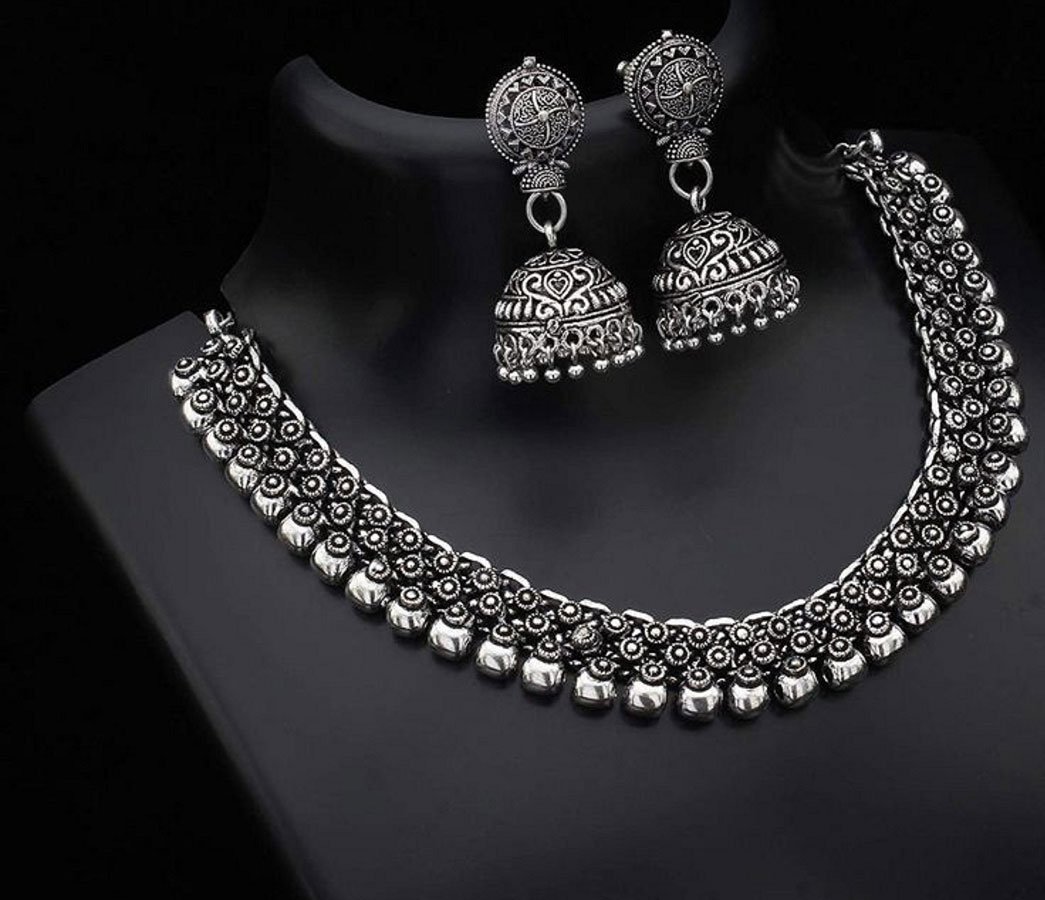 Clearance silver jewelry sets Top Sellers Copper Party Wear Silver Jewellery