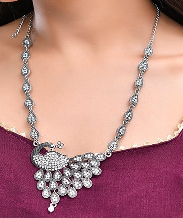 Traditional Handcraft Silver Neckwear