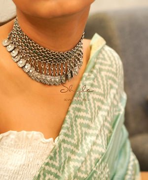 Traditional Handcraft silver neckwear